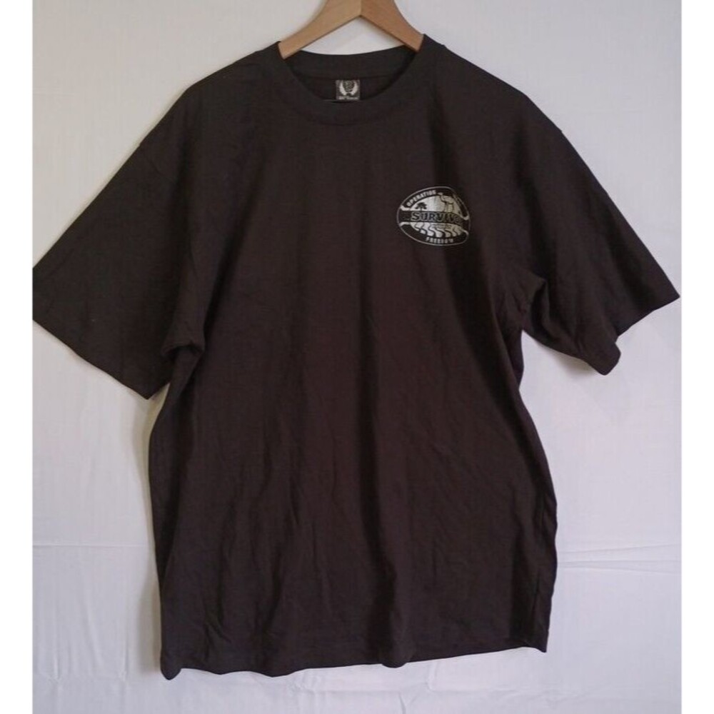 Survivor Operation Iraqi Freedom Kuwait T Shirt BatEE Design Size XL New Tags